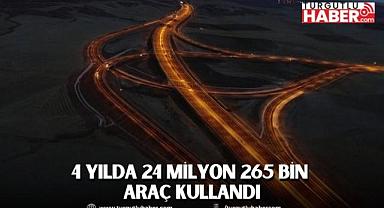 4 YILDA 24 MİLYON 265 BİN ARAÇ KULLANDI
