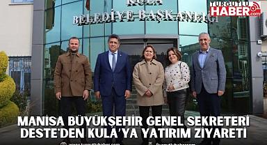 Manisa Büyükşehir Genel Sekreteri Deste'den Kula’ya Yatırım Ziyareti