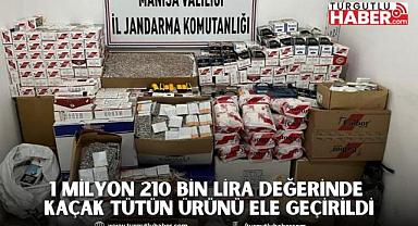 Manisa'da 1 Milyon 210 Bin Lira Değerinde Kaçak Tütün Ürünü Ele Geçirildi