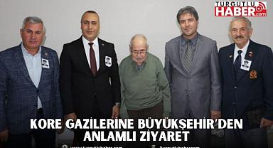 Manisa'da Kore Gazilerine Büyükşehir’den Anlamlı Ziyaret