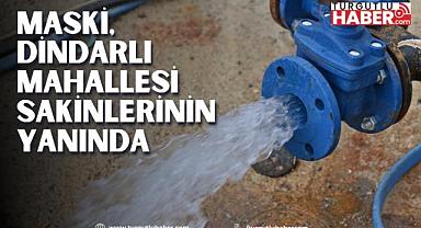 MASKİ, Dindarlı Mahallesi sakinlerinin yanında