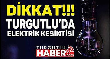 Turgutlu'da 21 Aralık'ta Elektrik Kesintisi Yapılacak