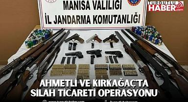 Ahmetli ve Kırkağaç'ta Silah Ticareti Operasyonu