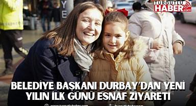 BELEDİYE BAŞKANI DURBAY’DAN YENİ YILIN İLK GÜNÜ ESNAF ZİYARETİ