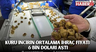 Kuru incirin ortalama ihraç fiyatı 6 bin doları aştı