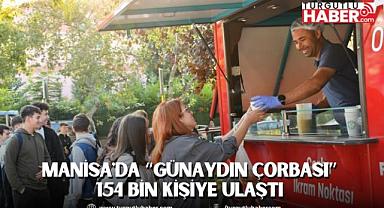Manisa'da “Günaydın Çorbası” 154 Bin Kişiye Ulaştı 