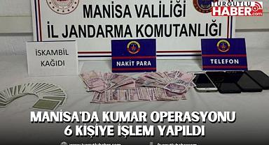 Manisa'da Kumar Operasyonu 6 Kişiye İşlem Yapıldı