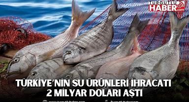 Türkiye’nin su ürünleri ihracatı 2 milyar doları aştı