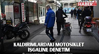 Kaldırımlardaki Motosiklet İşgaline Denetim 