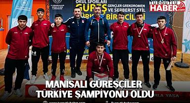 Manisalı Güreşçiler Türkiye Şampiyonu Oldu
