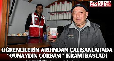 Öğrencilerin Ardından Çalışanlara da “Günaydın Çorbası” İkramı Başladı