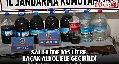 Salihli'de 105 Litre Kaçak Alkol Ele Geçirildi
