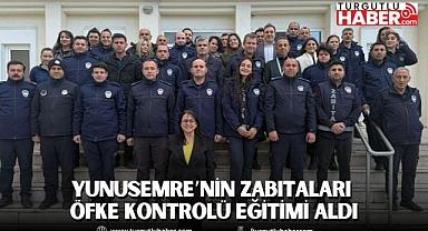 YUNUSEMRE’NİN ZABITALARI ÖFKE KONTROLÜ EĞİTİMİ ALDI