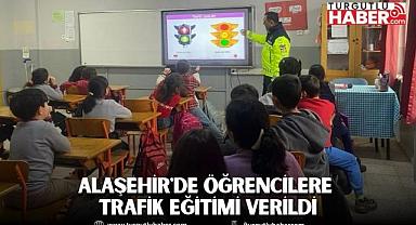 Alaşehir'de Öğrencilere Trafik Eğitimi Verildi