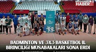 Manisa’da Okul Sporları Badminton ve 3x3 Basketbol İl Birinciliği Müsabakaları Sona Erdi