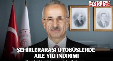 ŞEHİRLERARASI OTOBÜSLERDE AİLE YILI İNDİRİMİ