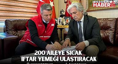 Türk Kızılay Manisa ve Şehzadeler Kaymakamlığı, 200 Aileye Sıcak İftar Yemeği Ulaştıracak