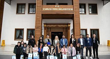 YUNUSEMRE MİNİK ÇEVRECİLERİ AĞIRLADI