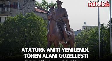 Atatürk Anıtı Yenilendi, Tören Alanı Güzelleşti