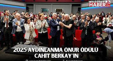 Yeni Kuşak Köy Enstitülüler Derneği’nin 2025 Aydınlanma Onur Ödülü Cahit Berkay’ın