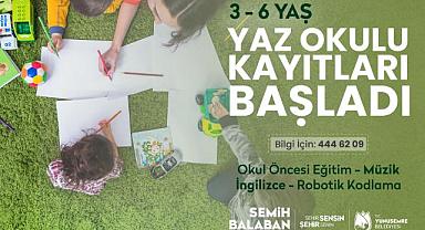 YUNUSEMRE’DE MİNİKLER İÇİN YAZ OKULU KAYITLARI BAŞLADI