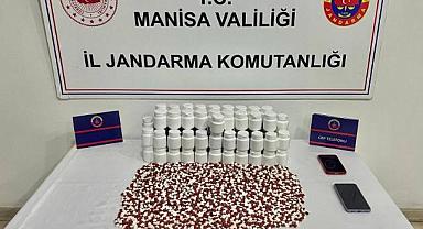 Manisa'da 4 bin 648 sentetik hap ele geçirildi