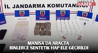 Manisa’da Araçta Binlerce Sentetik Hap Ele Geçirildi