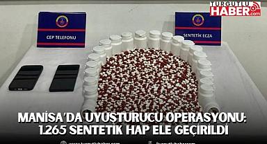 Manisa’da Uyuşturucu Operasyonu: 1.265 Sentetik Hap Ele Geçirildi