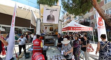 ŞEHZADELER BELEDİYESİ'NDEN BAŞKAN FERDİ ZEYREK İÇİN LOKMA HAYRI