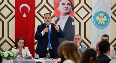 Başkan Dutlulu Muhtarlarla Bir Araya Geldi