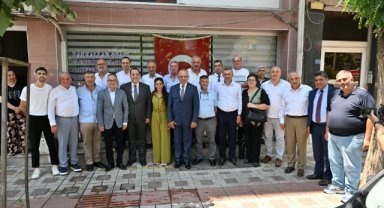 Başkan Dutlulu, Turgutlu’da Çarşı Esnafı ve Esnaf Odası Başkanlarını Ziyaret Etti