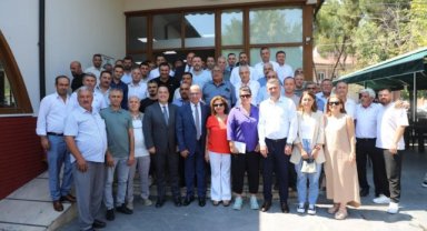 Başkan Dutlulu ve Akın, Turgutlu'da muhtarlarla bir araya geldi