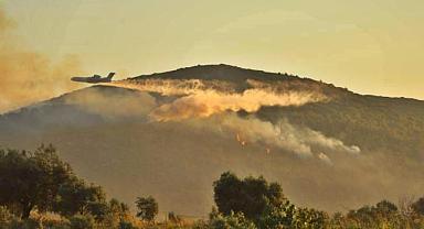 Manisa Saruhanlı’daki Orman Yangını Kontrol Altına Alındı, Tahliyeler Yapıldı