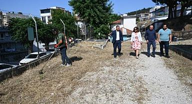 Su Depolarının Çevresinde Yangın Riskine Karşı Temizlik Çalışması