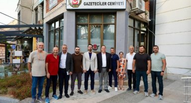 Besim Dutlulu’dan Manisa Gazeteciler Cemiyeti Ziyareti