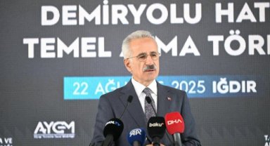 Kars-Iğdır-Aralık-Dilucu Demiryolu Hattı'nın temeli atıldı