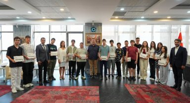 LGS'de Başarılı Olan MABEM Öğrencileri, Başkan Dutlulu’yu Ziyaret Etti