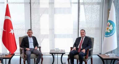 Manisa Büyükşehir Belediye Başkanı Besim Dutlulu, CHP Genel Başkanı Özgür Özel’i Ağırladı