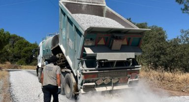 Manisa’da 13 bin ton asfalt serildi, 55 kilometrelik yol kaplandı