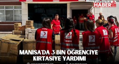 Manisa'da 3 bin öğrenciye kırtasiye yardımı