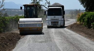 Manisa'da Halitpaşa-Lütfiye Bağlantı Yolunda Çalışmalar Tamamlandı