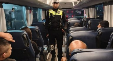 Manisa’da otobüslere yönelik kapsamlı emniyet kemeri denetimi yapıldı