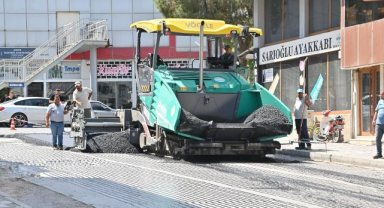 Soma’nın Kurtuluş Mahallesi’nde sıcak asfalt çalışmaları tamamlandı