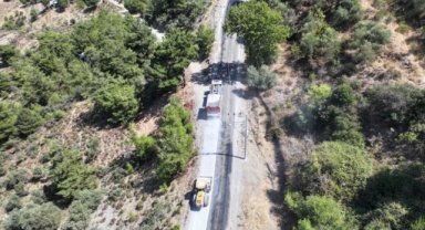 Spil Dağı Milli Parkı yolunda yenileme çalışması başladı