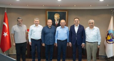 Turgutlu Belediye Başkanı Çetin Akın, Balçova Belediye Başkanı Onur Yiğit’i Ağırladı