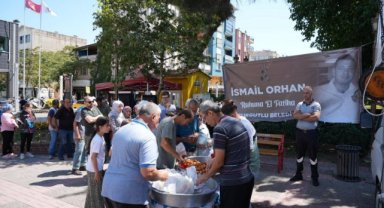 Turgutlu Belediyesi Önünde Merhum Çalışan İsmail Orhan İçin Lokma Hayrı Düzenlendi