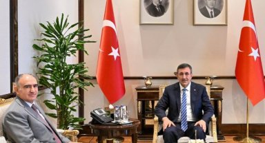 Vali Vahdettin Özkan’dan Cumhurbaşkanı Yardımcısı Cevdet Yılmaz’a Ziyaret