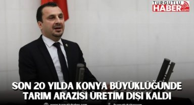 Başevirgen: Son 20 yılda Konya büyüklüğünde tarım arazisi üretim dışı kaldı