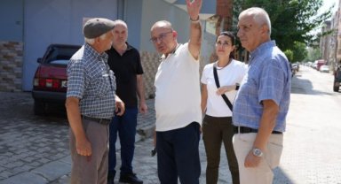 Başkan Çetin Akın, Yağıştan Etkilenen Bölgelerde İncelemelerde Bulundu