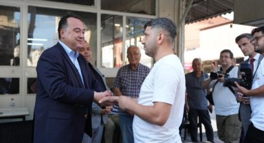 Başkan Dutlulu Gölmarmara’da Temaslarda Bulundu